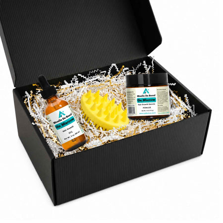 Ox Marrow Hair Oil and Pomade with Scalp Brush